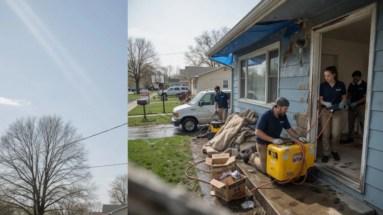 Basement Flood Cleanup in Hueysville, KY near me